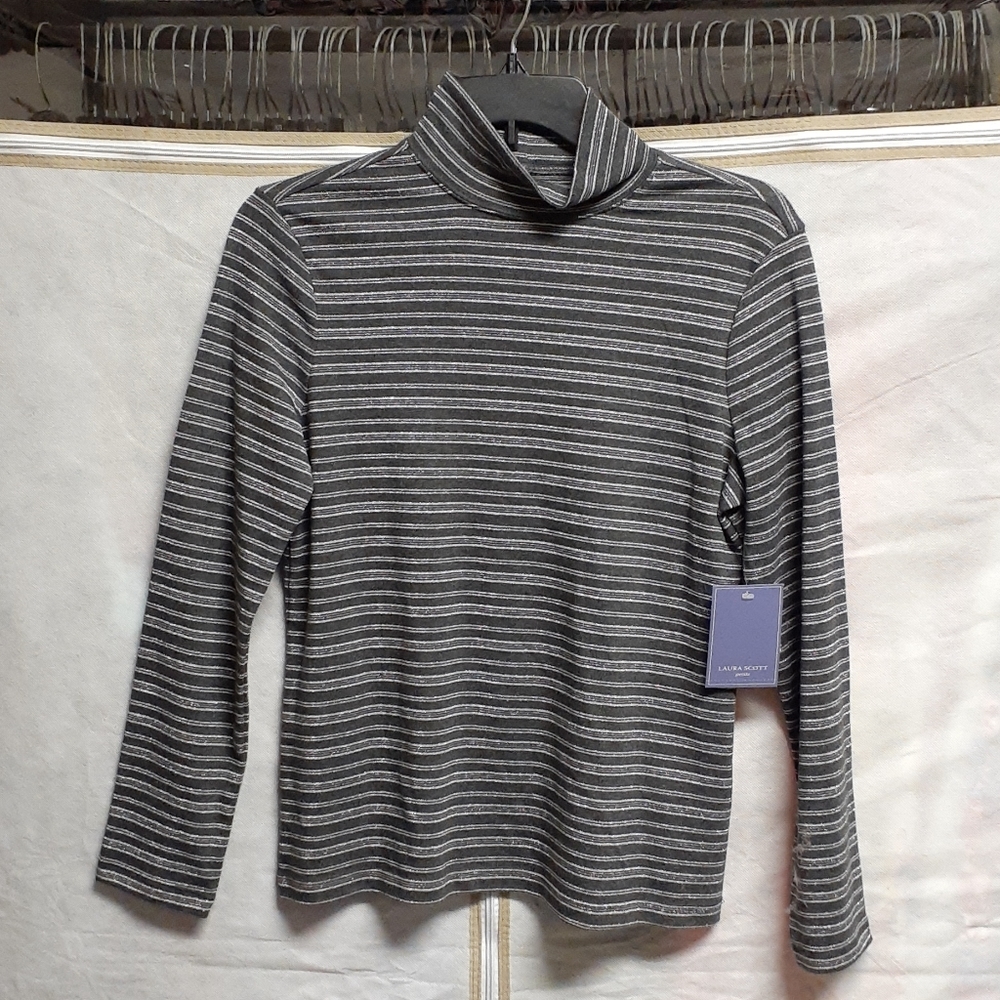 Laura Scott striped shirt
